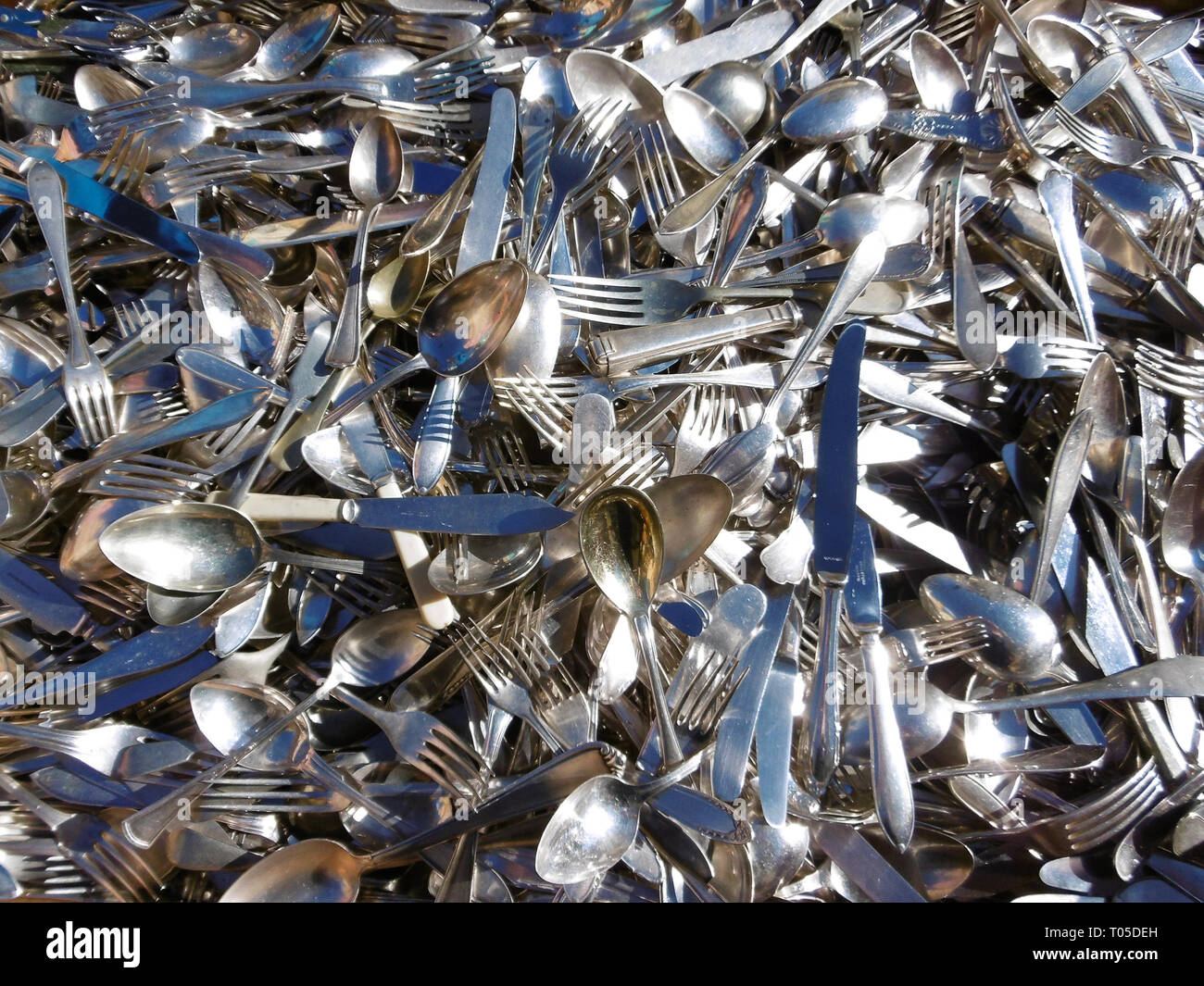 Spoon Stack Lots of spoons hi-res stock photography and images - Alamy