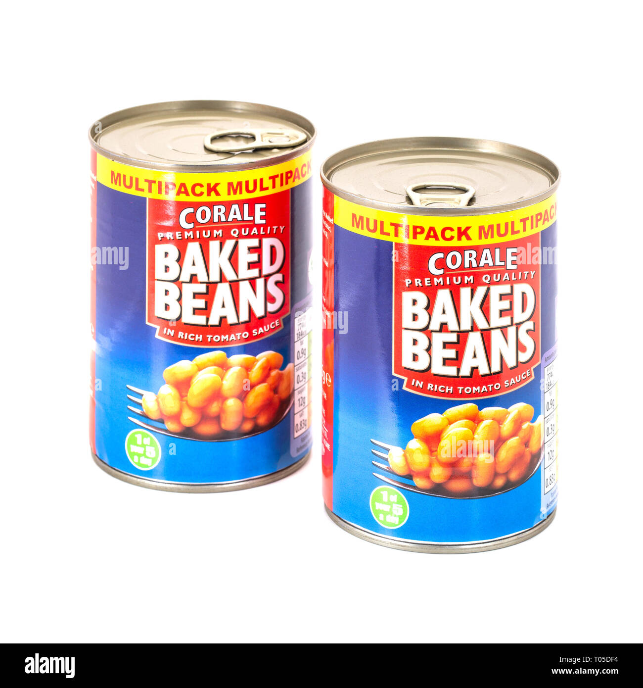 Corale baked beans Cut Out Stock Images & Pictures - Alamy