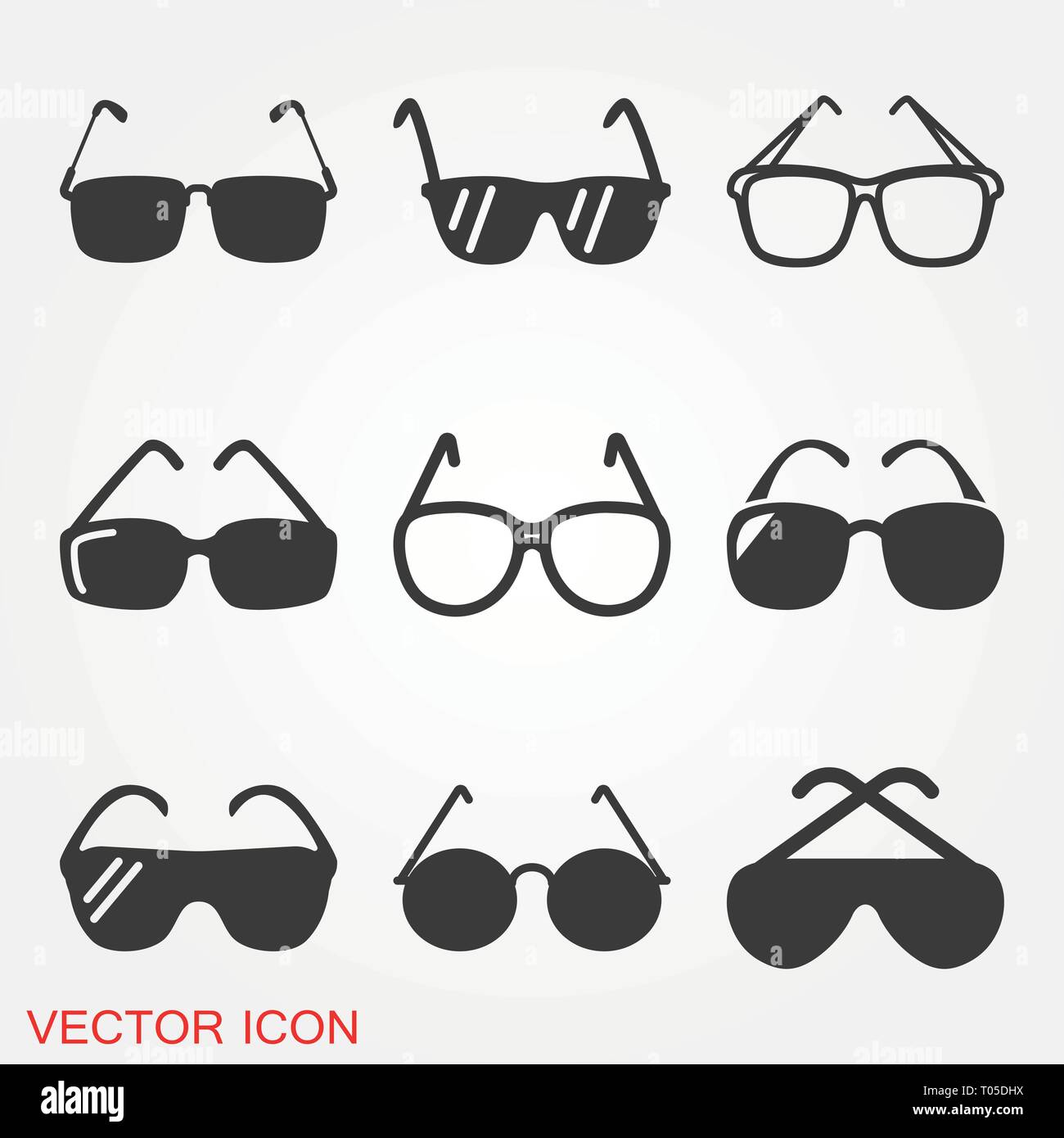 Sunglasses Icon vector sign symbol for design Stock Vector Image & Art