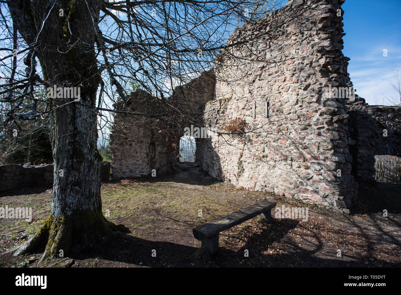this is the ruin sausenburg in southern black forest germany on top of ...