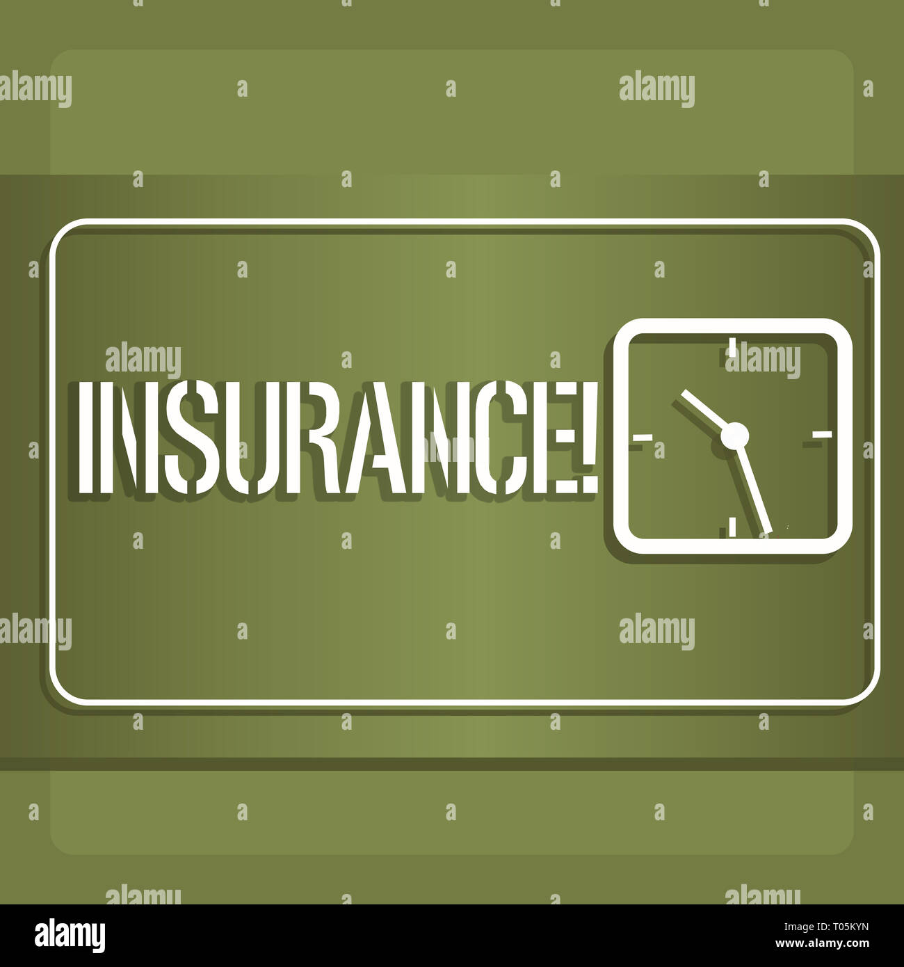 Conceptual hand writing showing Insurance. Concept meaning Policy ...