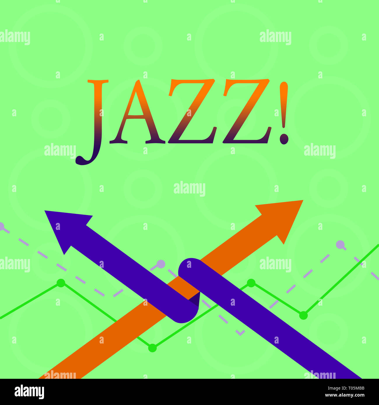 Conceptual hand writing showing Jazz. Concept meaning Type of music of