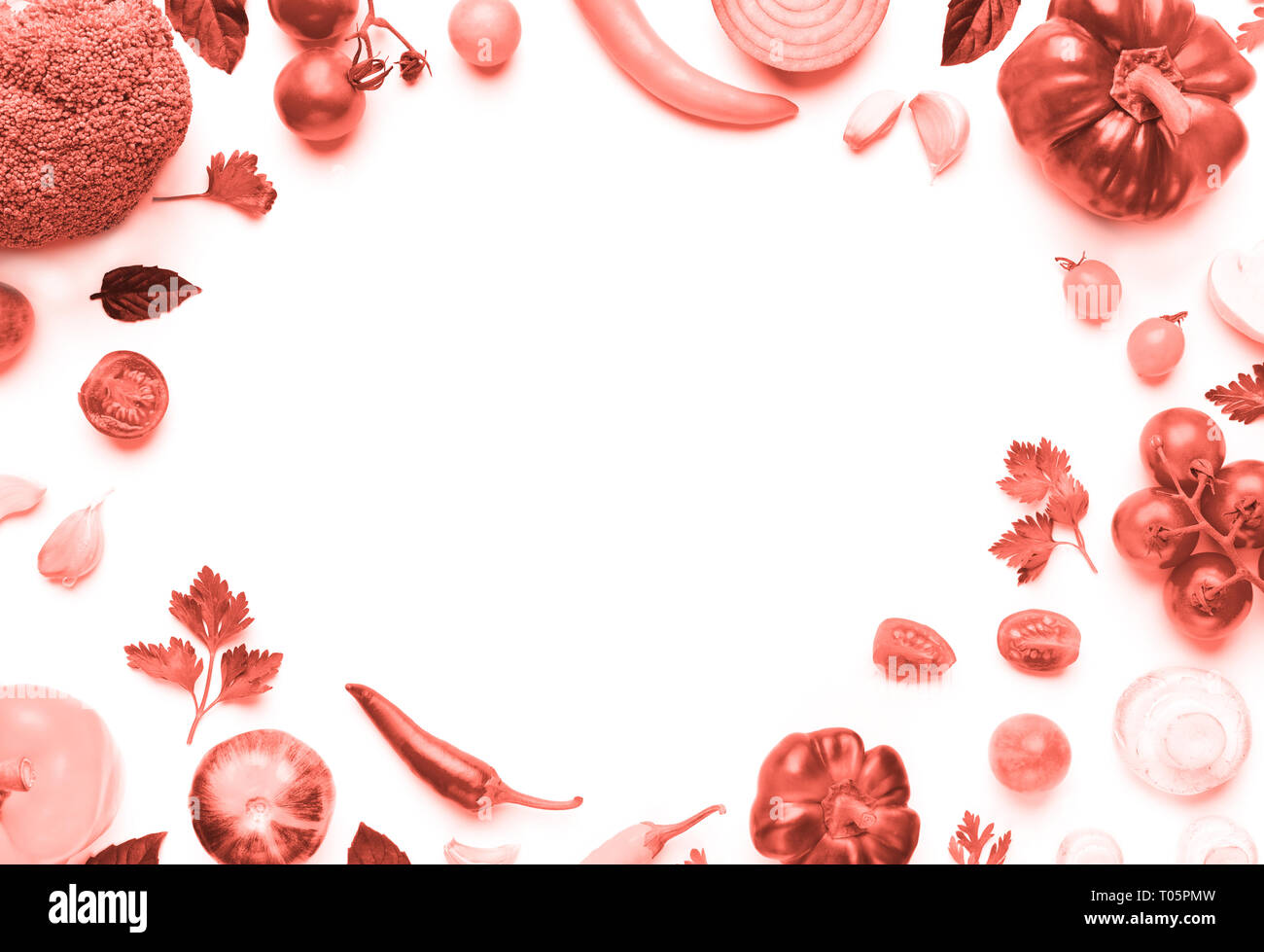 Creative vegetables background Stock Photo