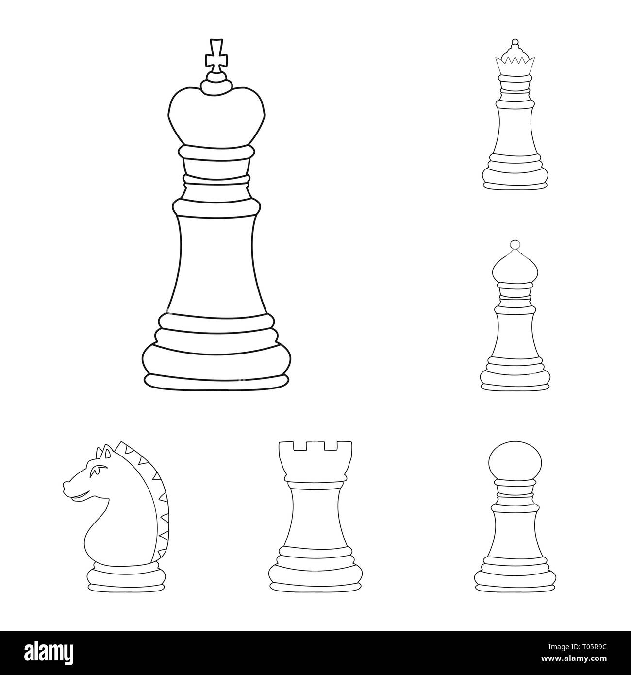 Black queen chess piece design element