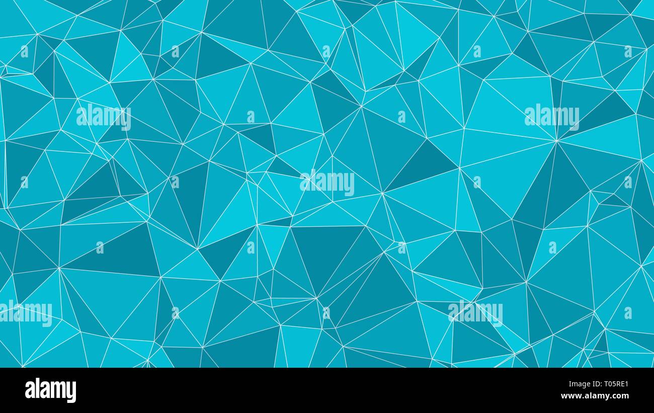 Abstract polygonal background with connected vector shapes Stock Vector
