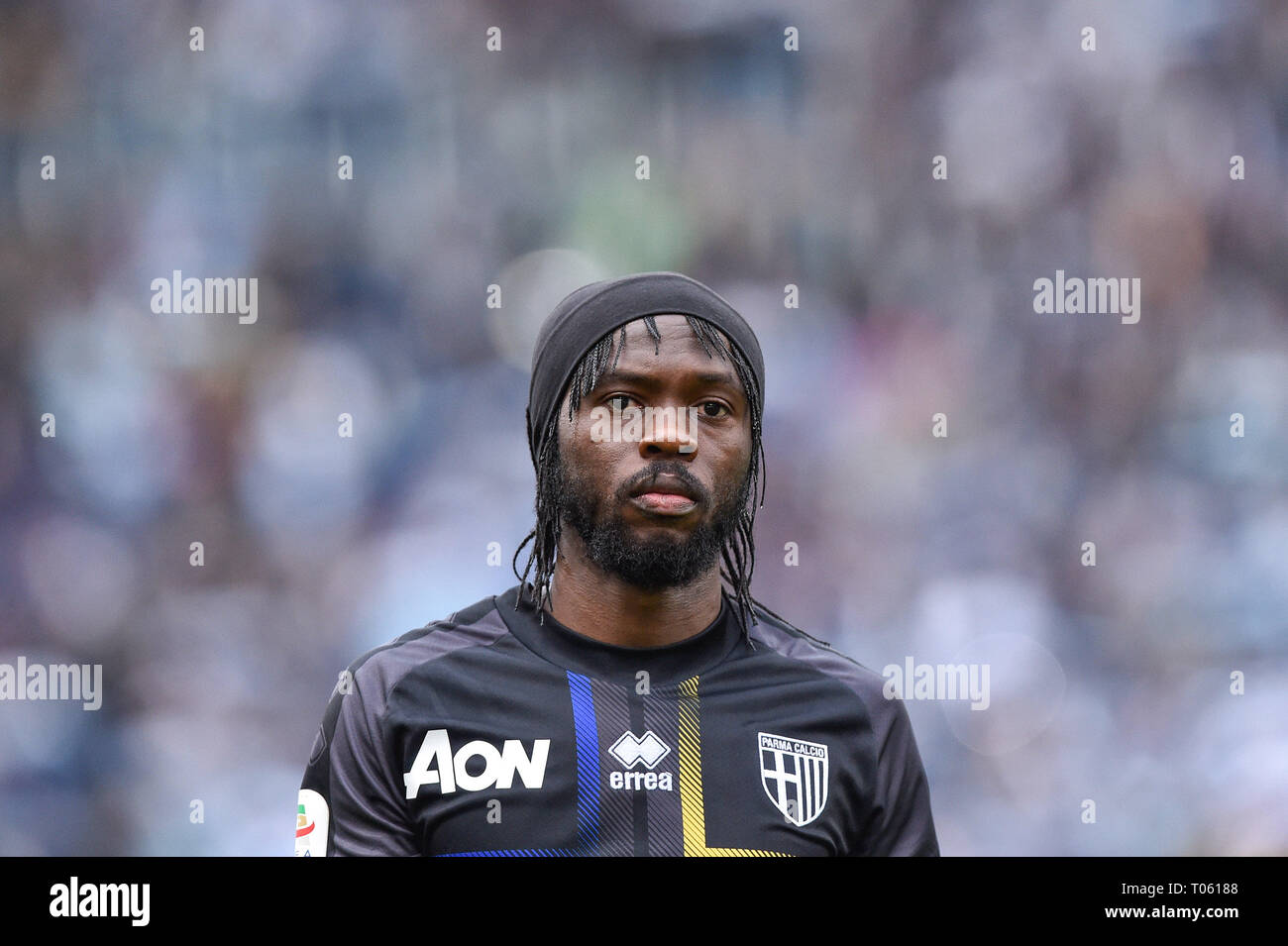 Rome, Italy. 17th Mar, 2019. Gervinho of Parma during the Serie A match between Lazio and Parma Calcio 1913 at Stadio Olimpico, Rome, Italy on 17 March 2019. Photo by Giuseppe Maffia. Credit: UK Sports Pics Ltd/Alamy Live News Stock Photo
