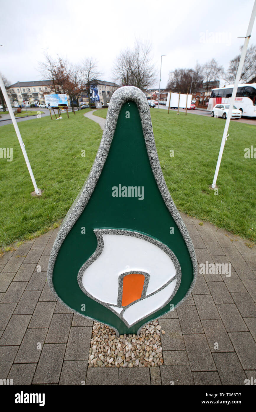 Londonderry, Northern Ireland. 16th Mar 2019. An Easter Lilly in the
