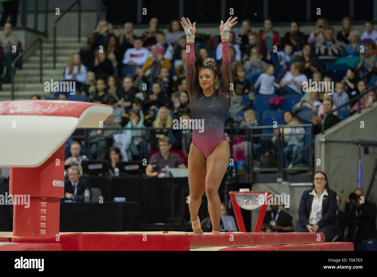 British gymnastics competition liverpool hires stock photography and