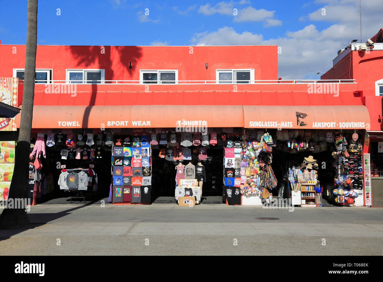 Ocean Front Walk, Venice Beach, Los Angeles, California, USA Stock Photo