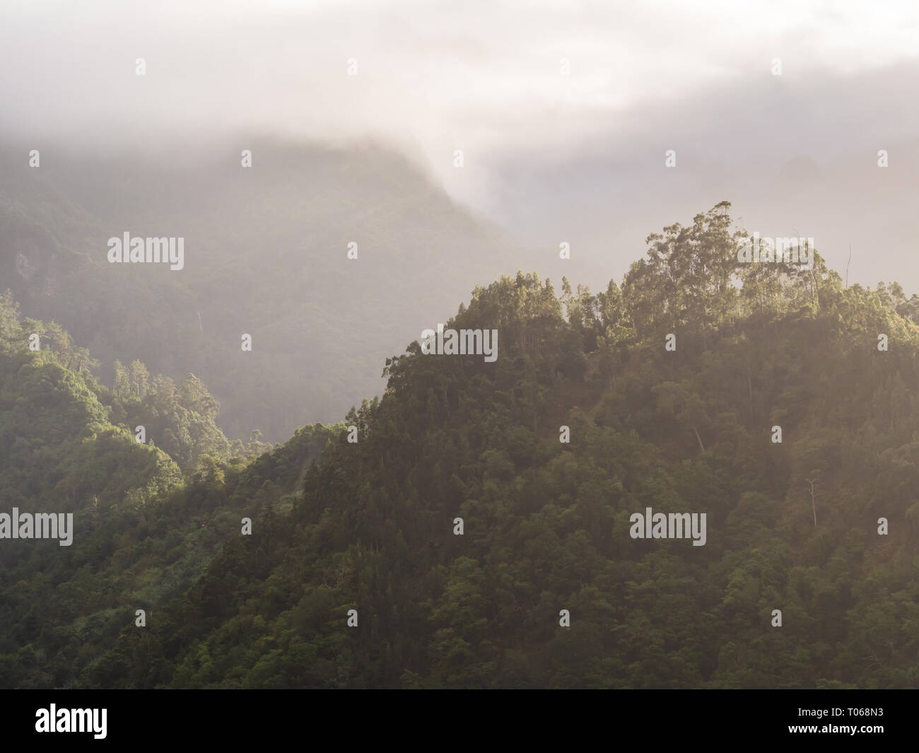 Landscape on the Madeira Island, Portugal. Stock Photo