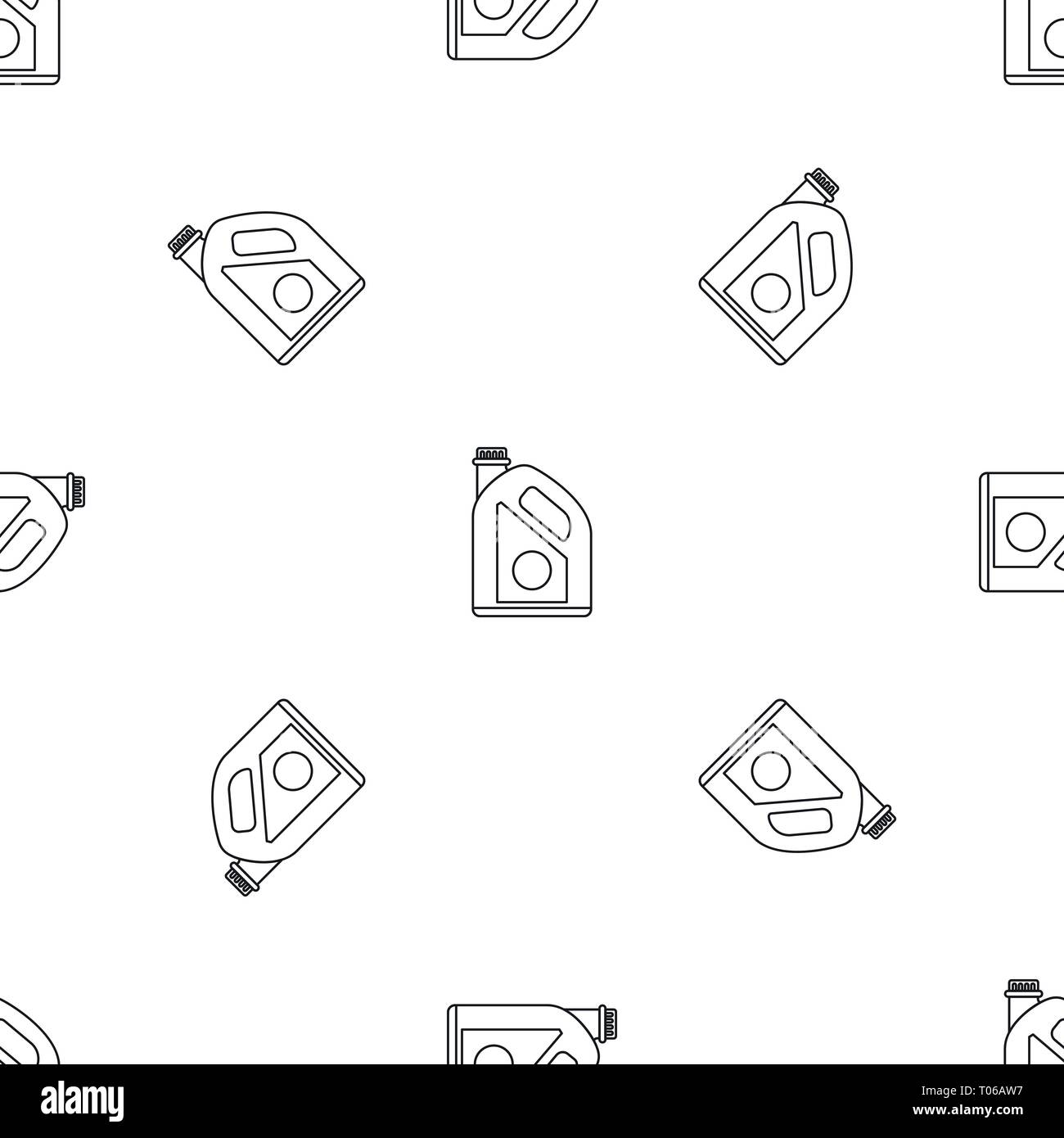 Oil plastic canister pattern seamless vector repeat geometric for any web design Stock Vector