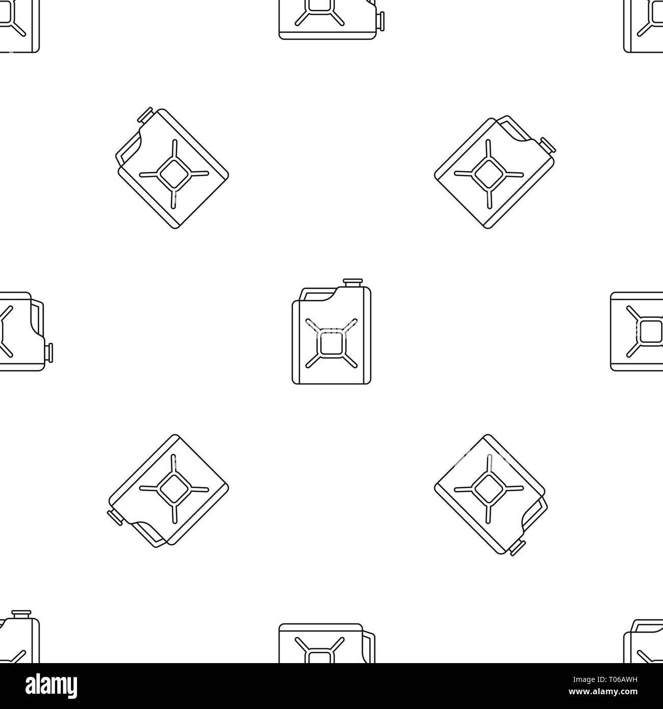 Gas canister pattern seamless vector repeat geometric for any web design Stock Vector