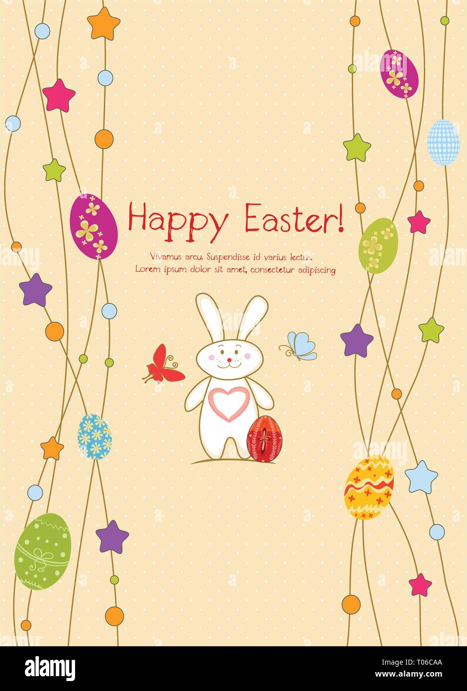 Happy holiday Easter day card vintage egg with flowers vector ...