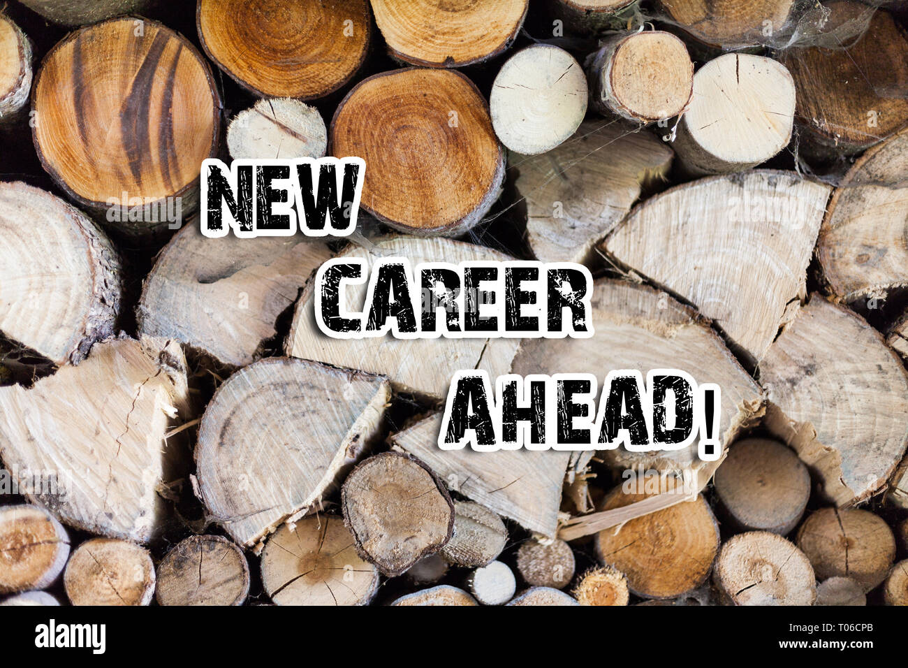 Conceptual Hand Writing Showing New Career Ahead Concept Meaning Advance By Moving From Entry Level Job Analysisagement Position Wooden Background Vi Stock Photo Alamy