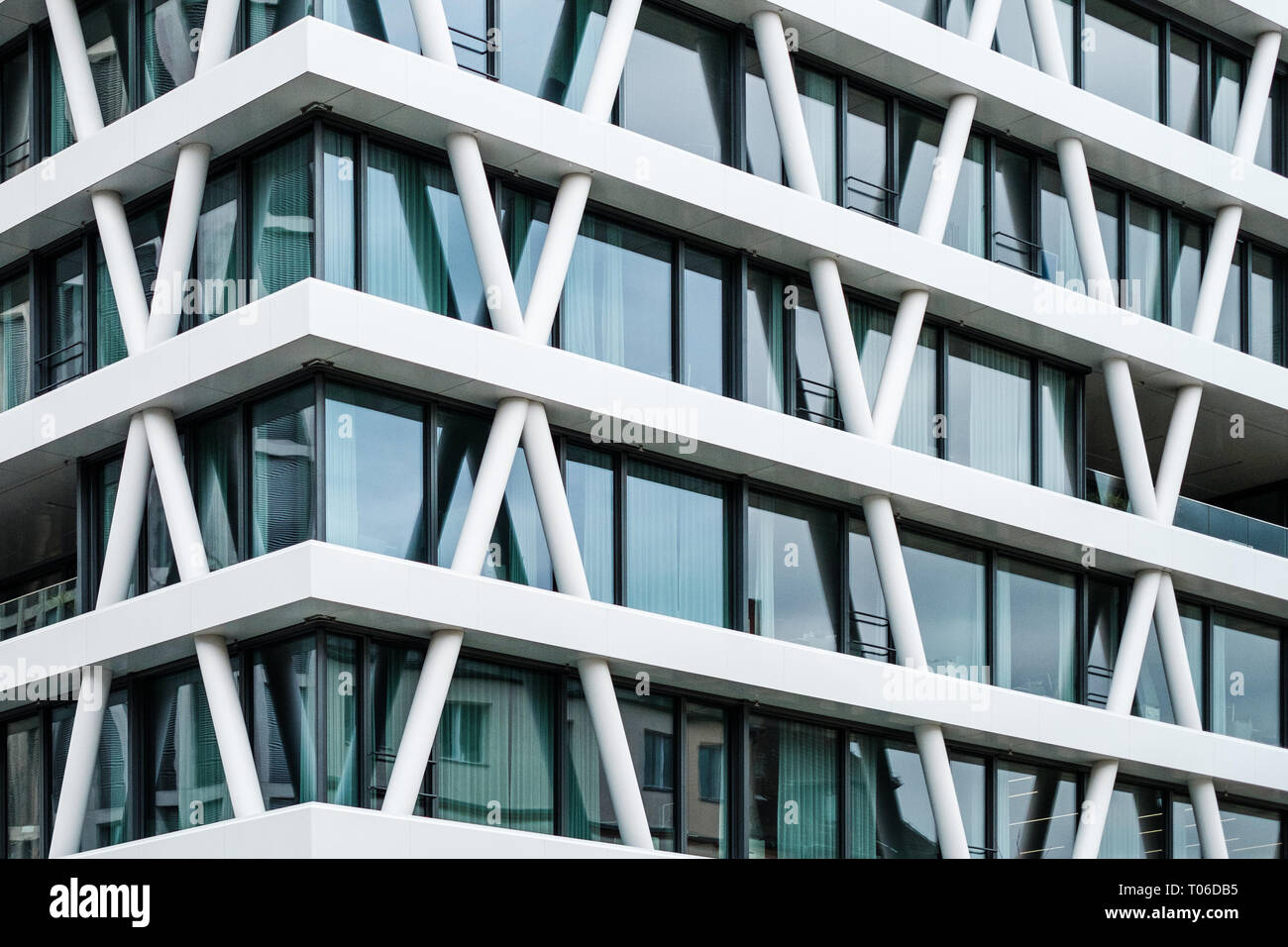 Berlin, Germany - march 2019: Modern office building of the 50Hertz Transmission GmbH (former  Vattenfall Europe Transmission) Stock Photo