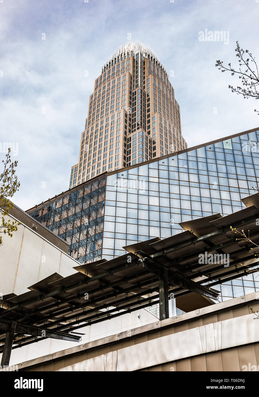 Bank Of America Tower Charlotte Stock Photos Bank Of America