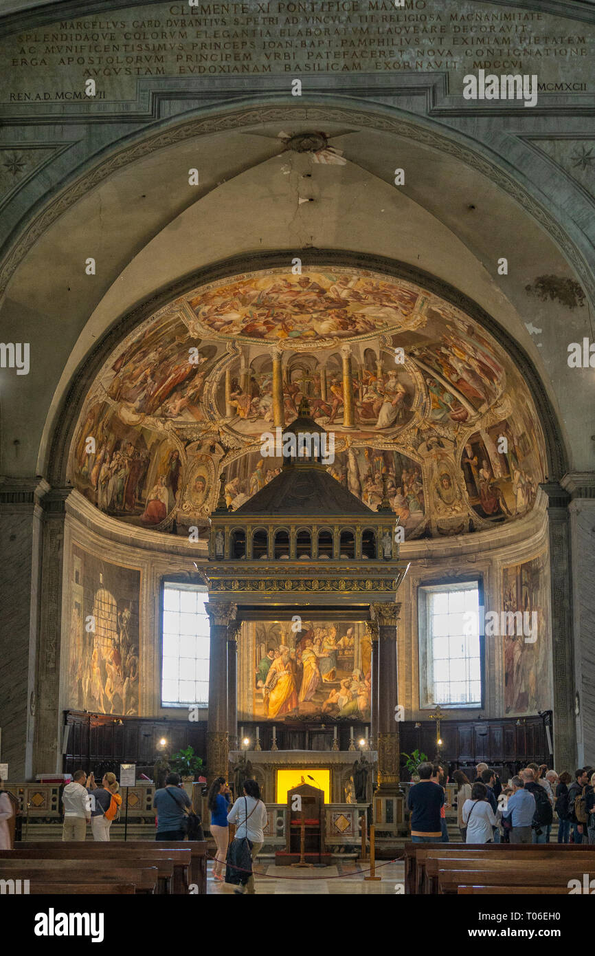 San Pietro in Vincoli Stock Photo Alamy