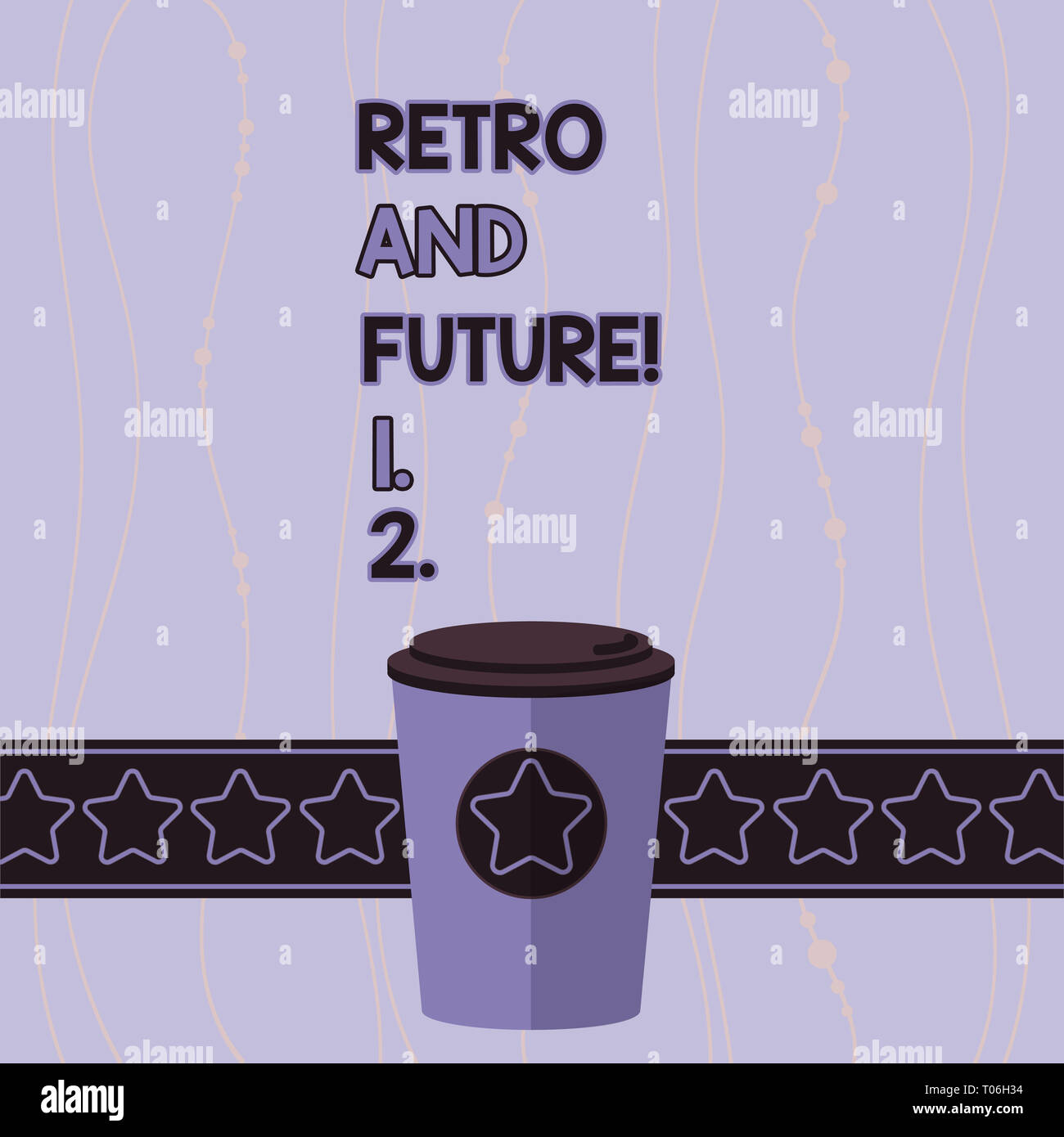 Conceptual Hand Writing Showing Retro And Future Concept Meaning Optimistic Version Of Future 
