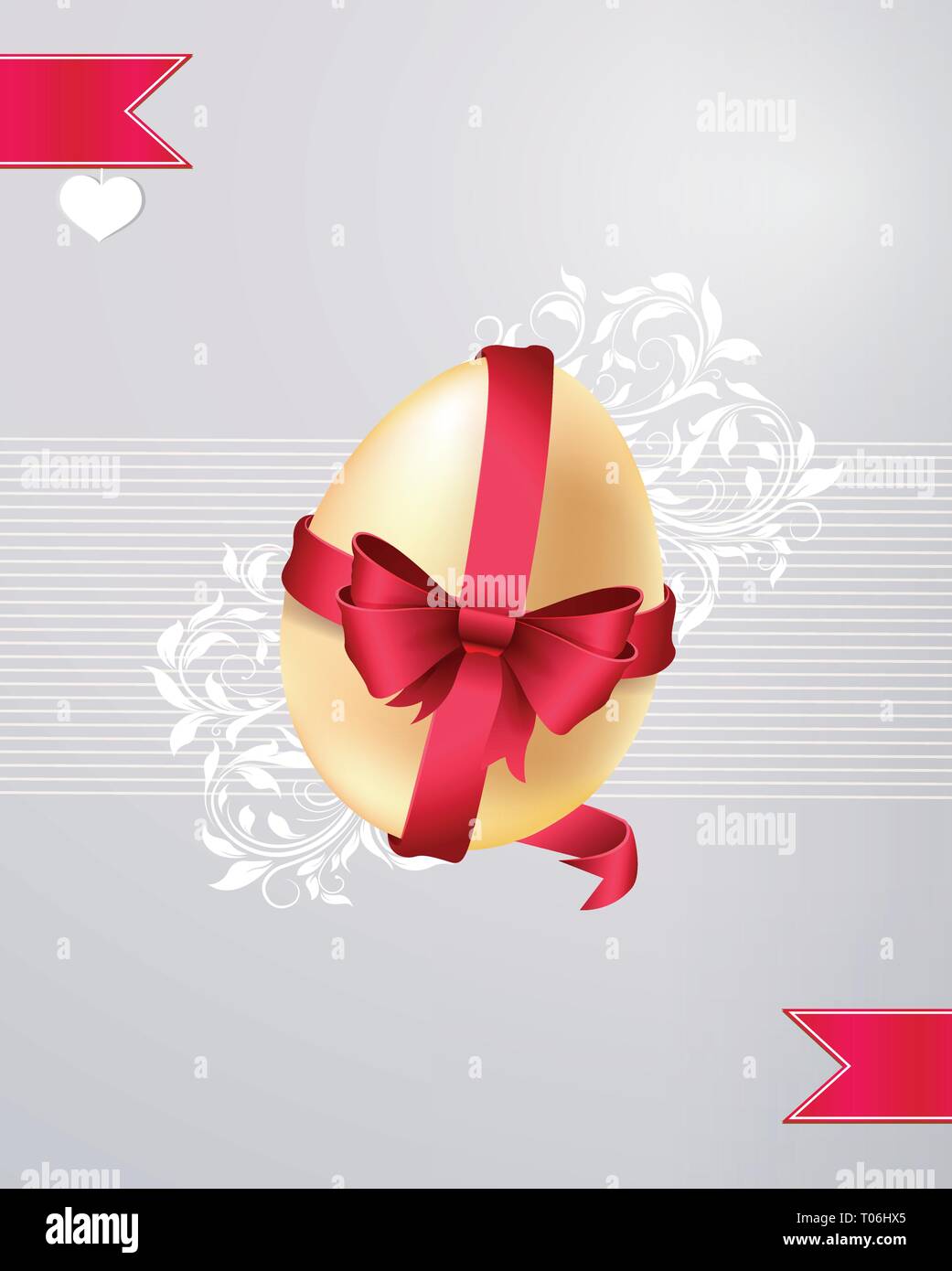 Happy holiday Easter day card vintage egg with flowers vector ...