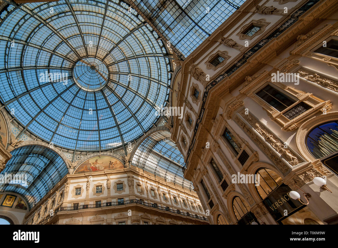 dome gallery in milan Stock Photo Alamy