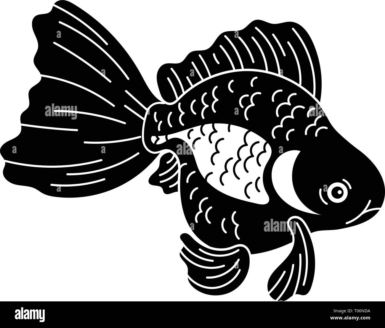 Goldfish Icon Simple Style Stock Vector Image Art Alamy Goldfish Icon Simple Style Stock Vector Image Art Alamy