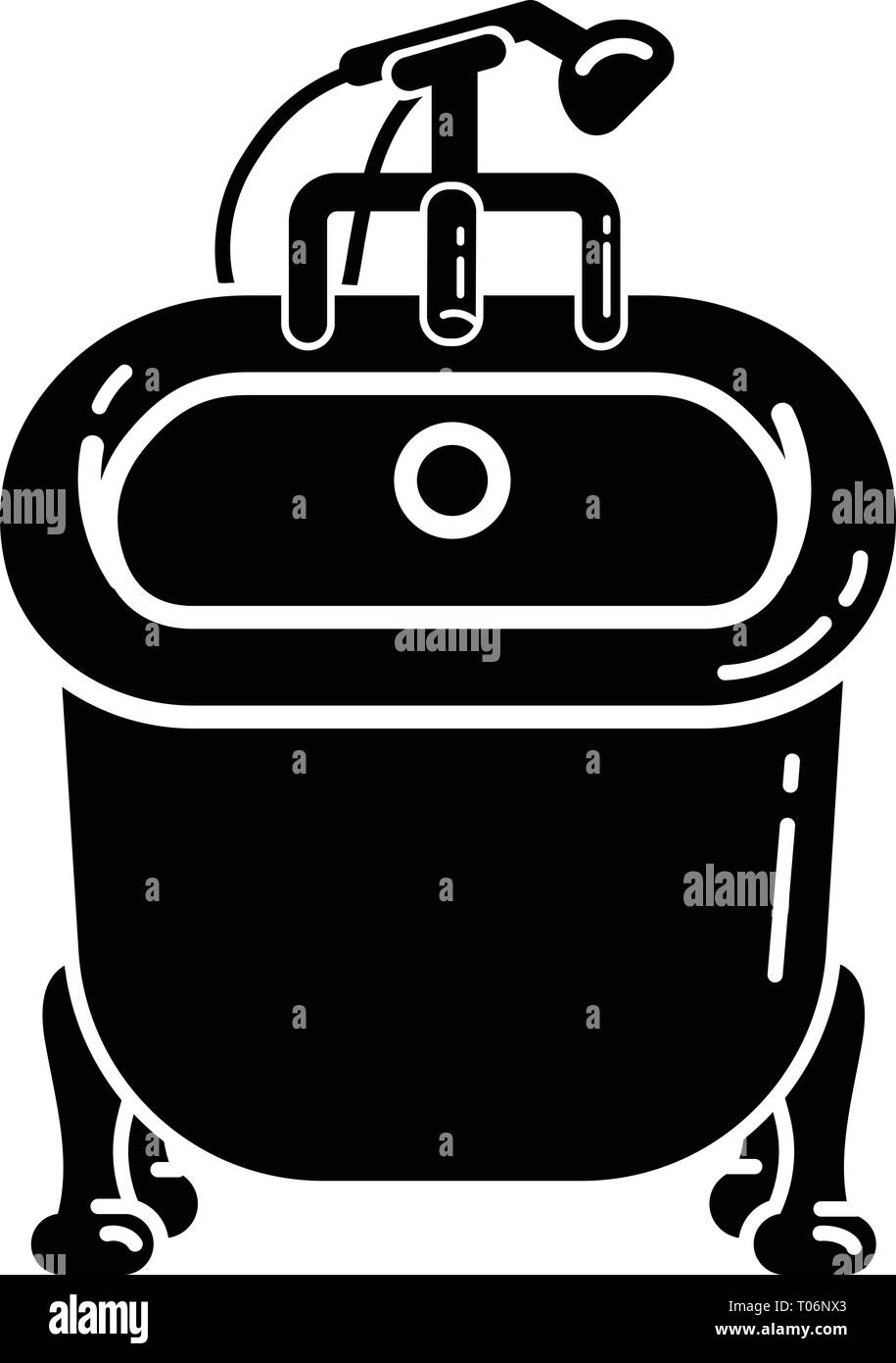 Front bathtub icon, simple style Stock Vector Image & Art - Alamy