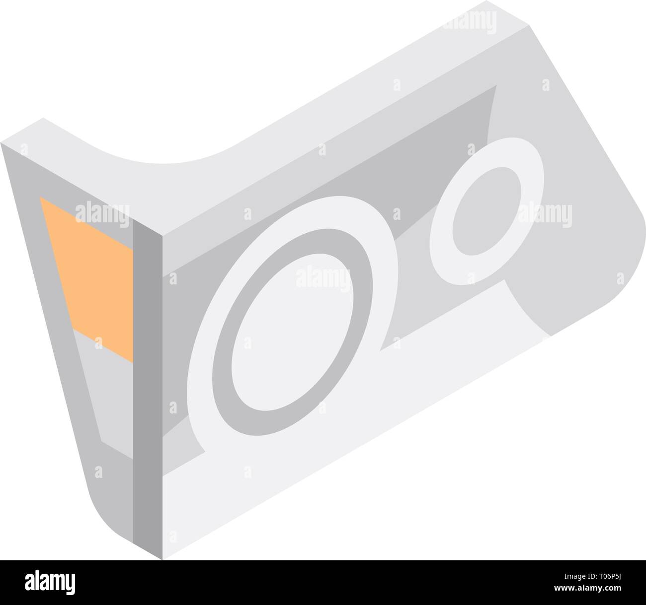 Car headlight icon, isometric style Stock Vector Image & Art - Alamy