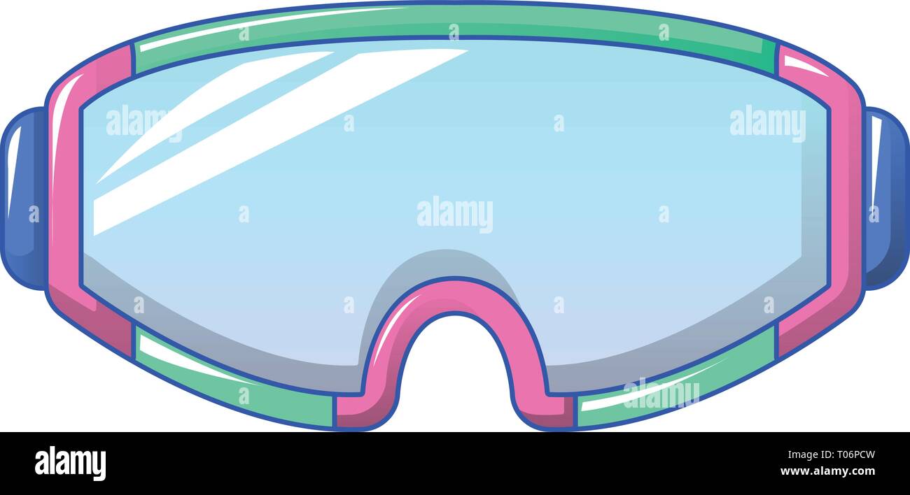 Ski goggles icon, cartoon style Stock Vector Image & Art Alamy