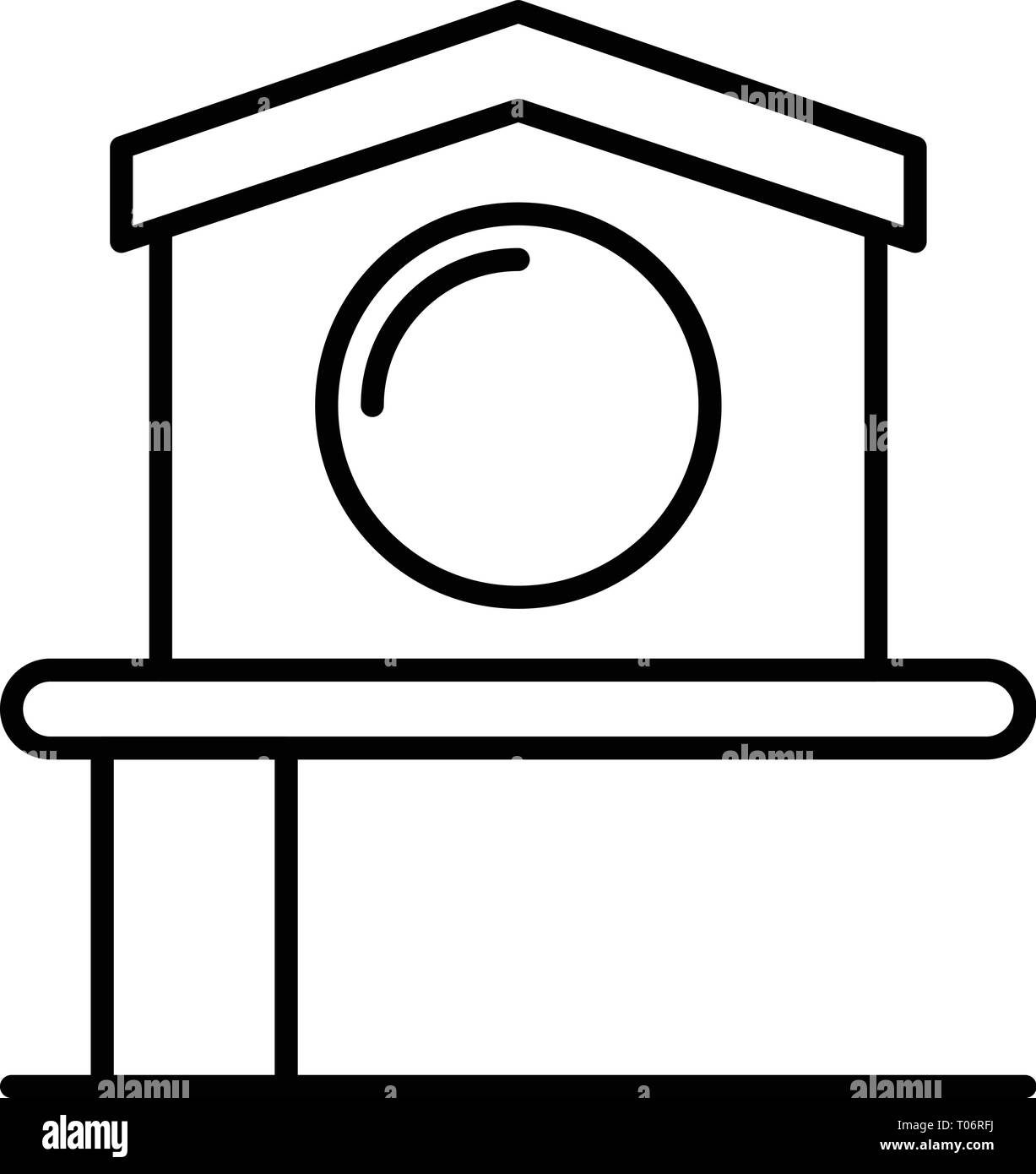 Cat house icon, outline style Stock Vector Image & Art Alamy