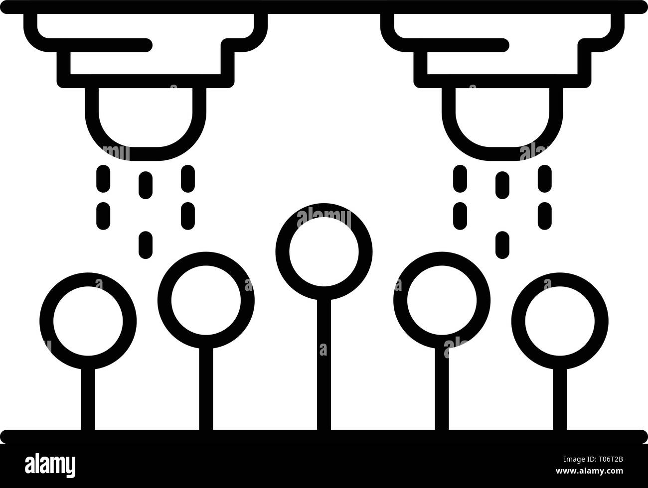 Drop water irrigation icon, outline style Stock Vector Image & Art - Alamy