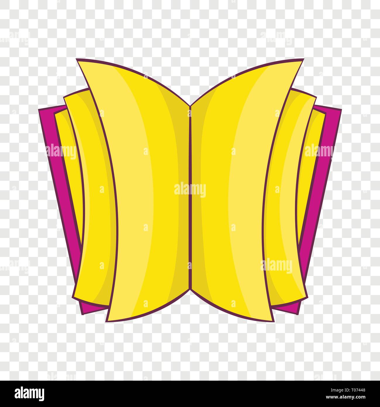 Open thick book icon, cartoon style Stock Vector Image & Art - Alamy