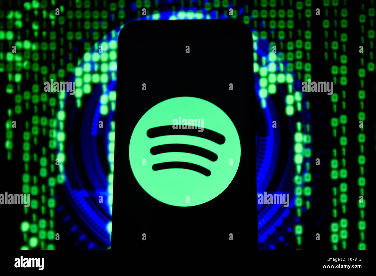 Porto, Portugal. 17th Mar, 2019. Spotify logo is seen on an android mobile phone. Credit: Omar Marques/SOPA Images/ZUMA Wire/Alamy Live News Stock Photo