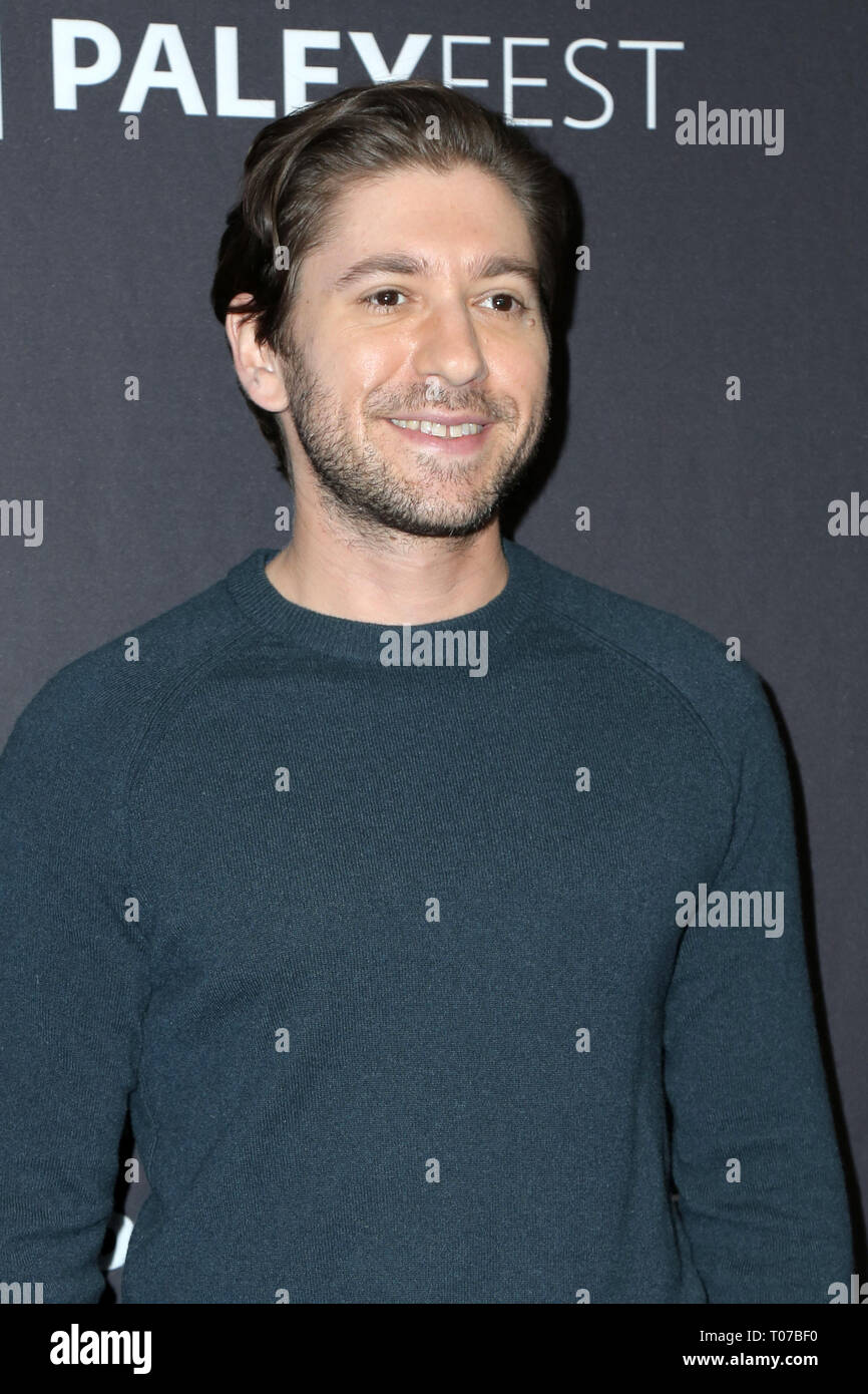 Los Angeles, CA, USA. 15th Mar, 2019. LOS ANGELES - MAR 15: Michael Zegen at the PaleyFest - ''The Marvelous Mrs. Maisel'' at the Dolby Theater on March 15, 2019 in Los Angeles, CA Credit: Kay Blake/ZUMA Wire/Alamy Live News Stock Photo