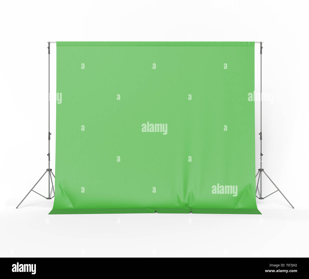 Photo studio equipment isolated 3d rendering illustration Stock Photo