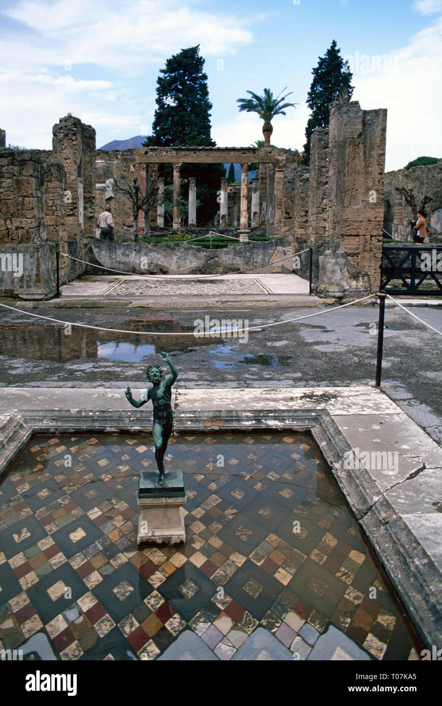 House of the Faun,Pompeii,Italy Stock Photo