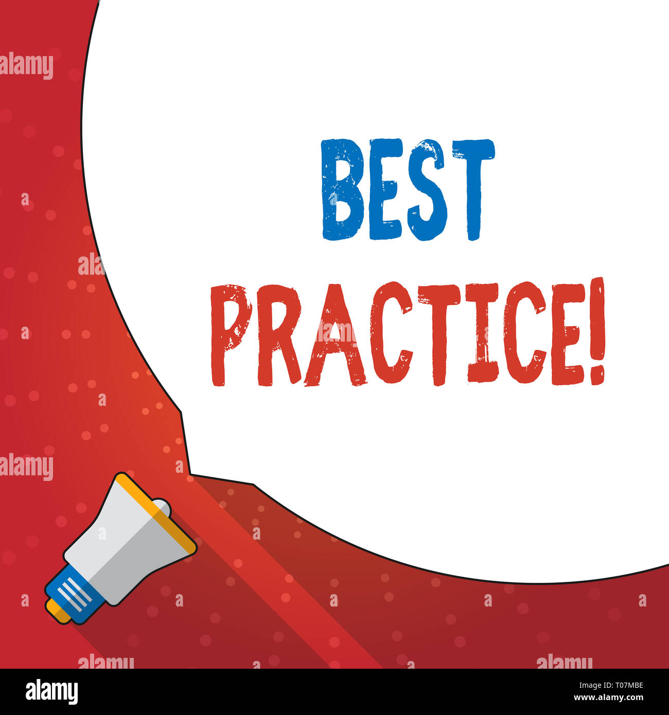 Text sign showing Best Practice. Business photo text commercial ...