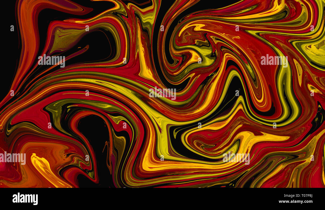 Red liquid wave texture background. Abstract marble art for design ...