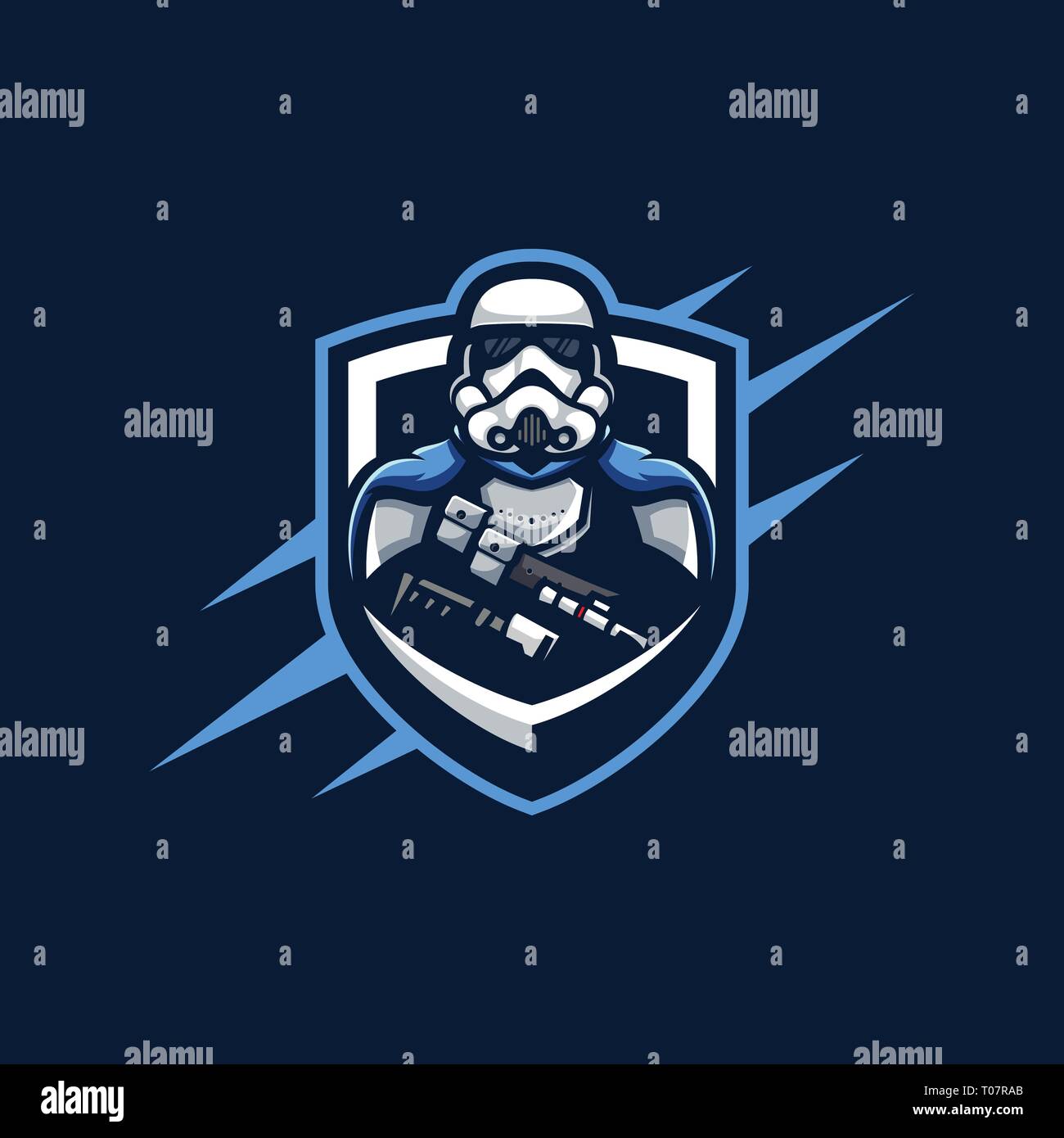 Sport Gaming Design illustration vector template. Suitable for Creative Industry, Multimedia, entertainment, Educations, Shop, and any related busines Stock Vector