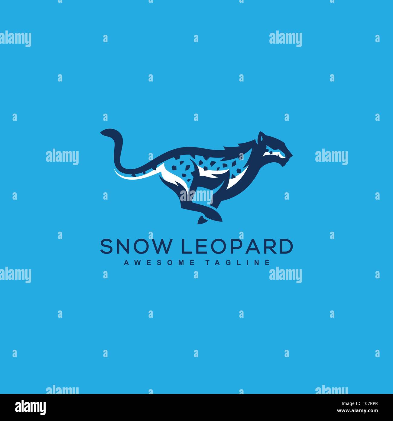 Abstract Leopard Concept illustration vector template. Suitable for Creative Industry, Multimedia, entertainment, Educations, Shop, and any related bu Stock Vector