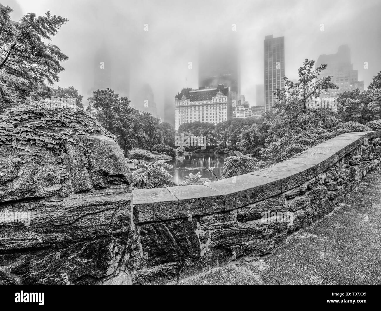 Gapstow bridge in Central Park, New York City Stock Photo Alamy