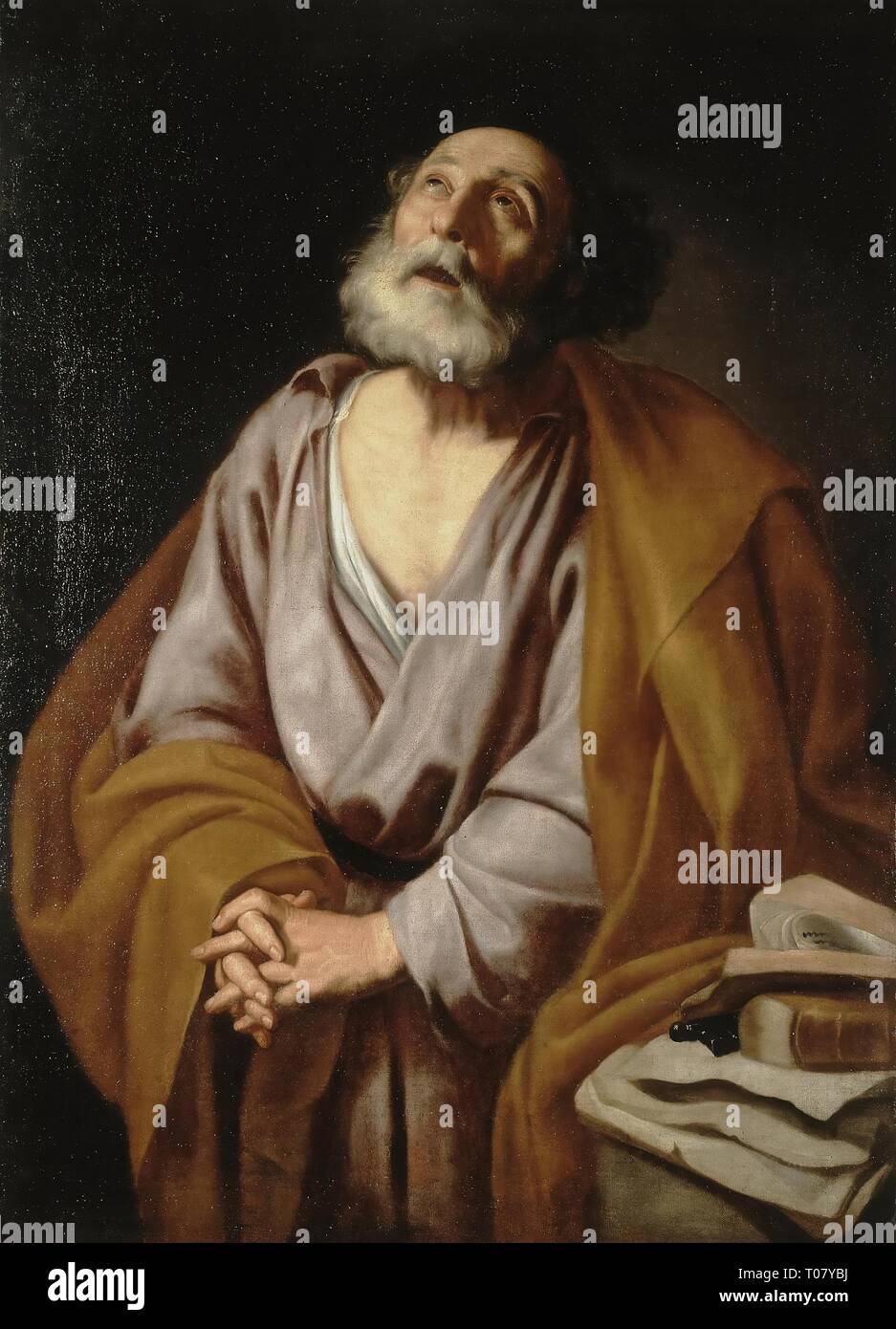 'Repentance of St. Peter (copy from the lost original)'. Spain, 17th ...