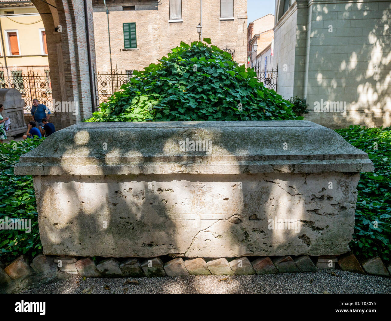 Italy, Emilia Romagna, Ravenna, the Dante Alighieri tomb Stock Photo