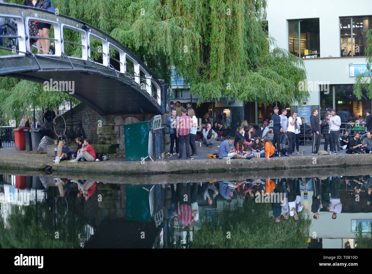 Camden Lock Market, Regent's Canal, Camden Town, London, England, Grossbritannien Stock Photo