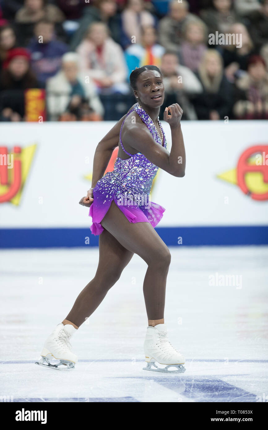 Mae Berenice Meite from France during 2019 European championships Stock