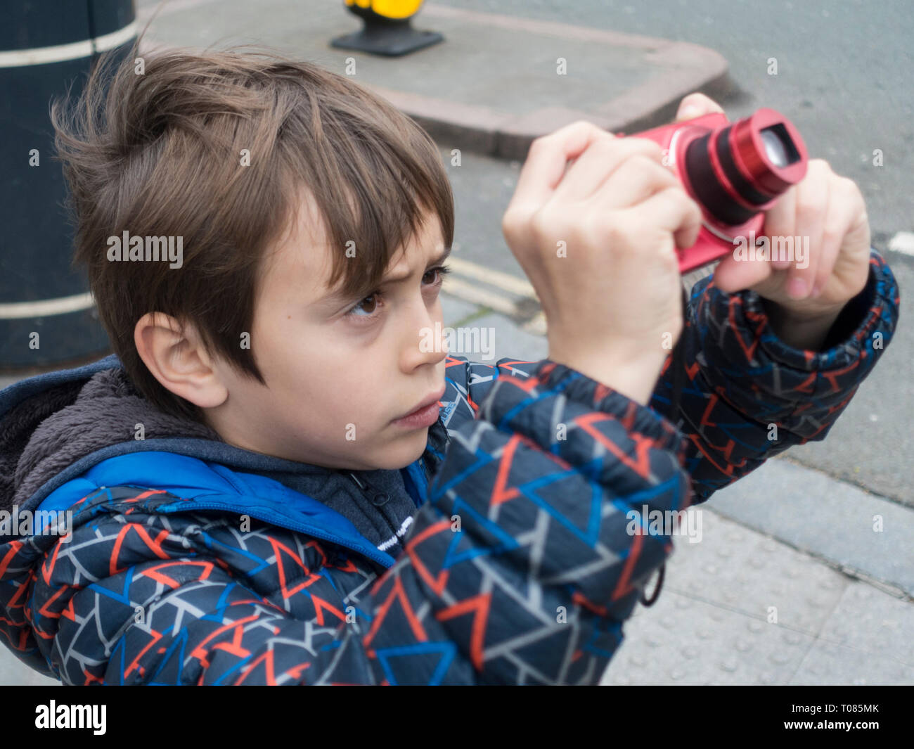 Child Photographer Stock Photo