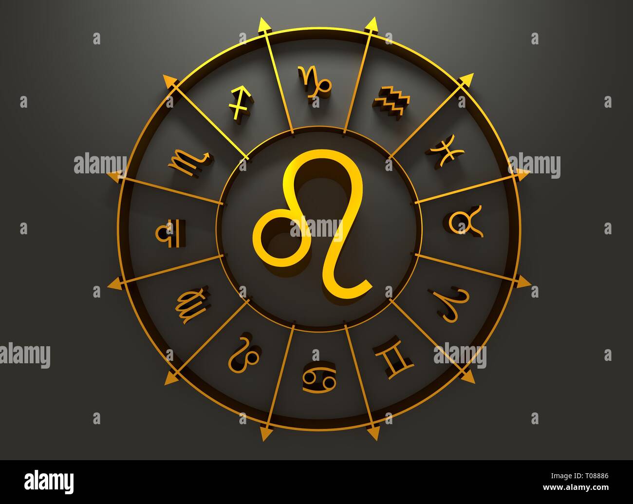Astrology symbol leo Stock Photo - Alamy
