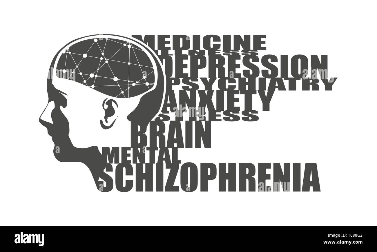 Illustration of a woman head with brain Stock Vector Image & Art - Alamy