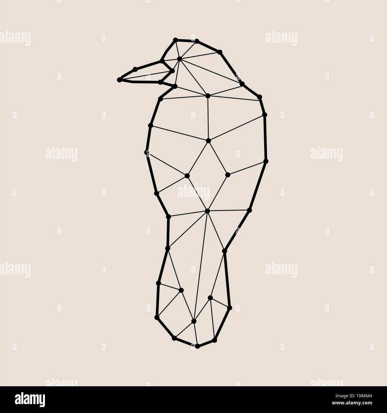 Triangular beak Stock Vector Images - Alamy