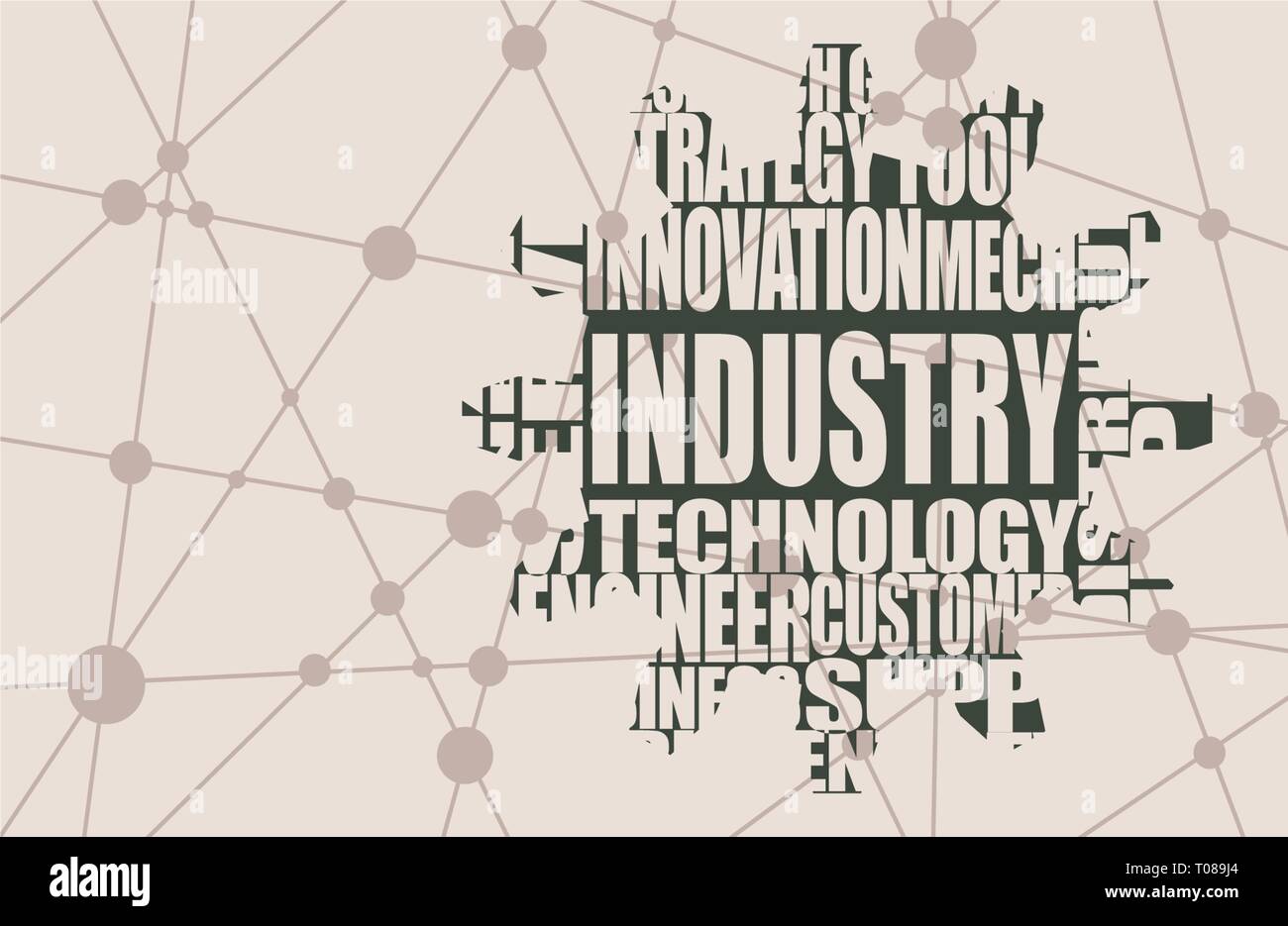 Industry word cloud concept Stock Vector Image & Art - Alamy