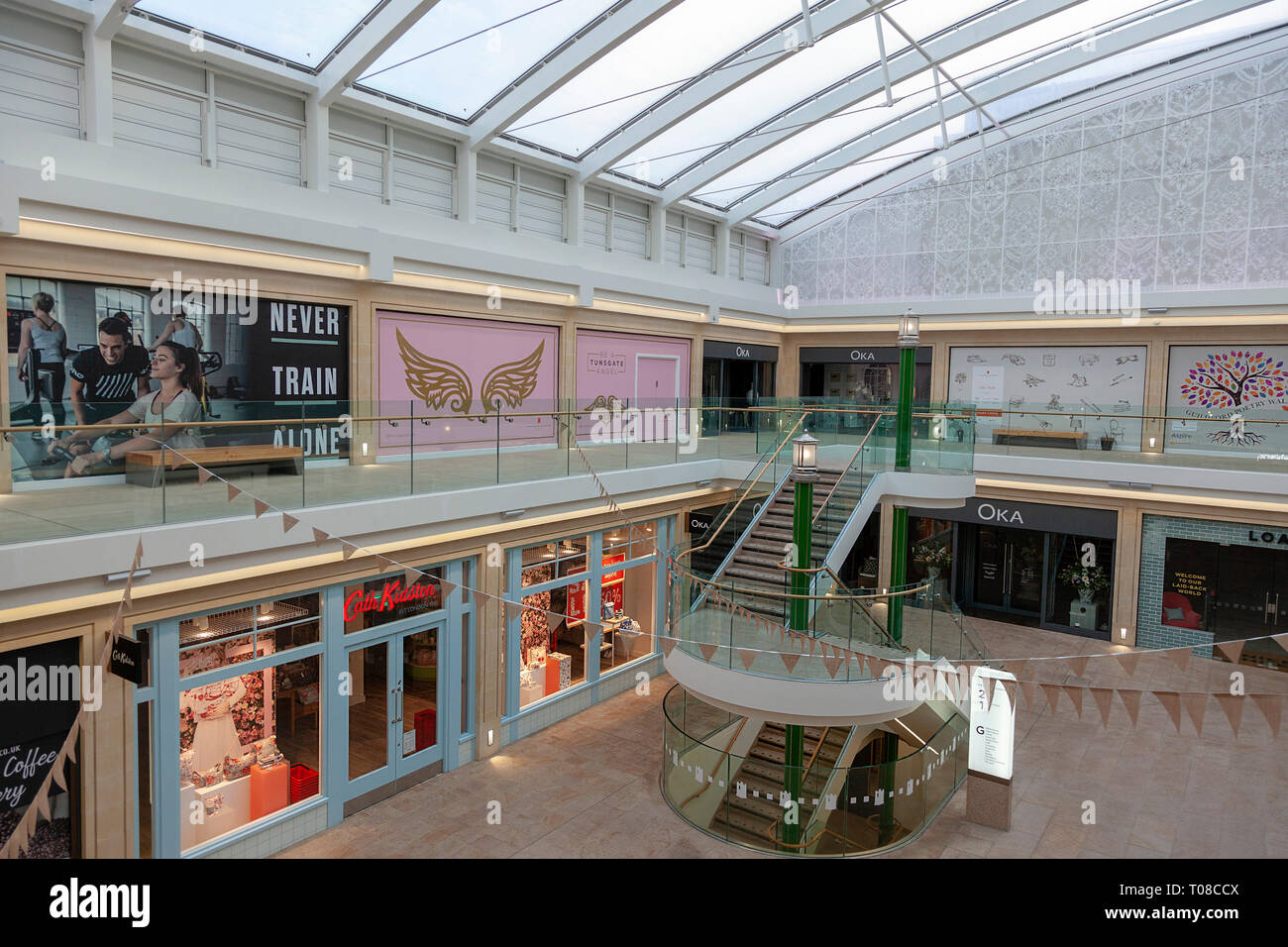 The Tunsgate centre, Guildford, England Stock Photo Alamy